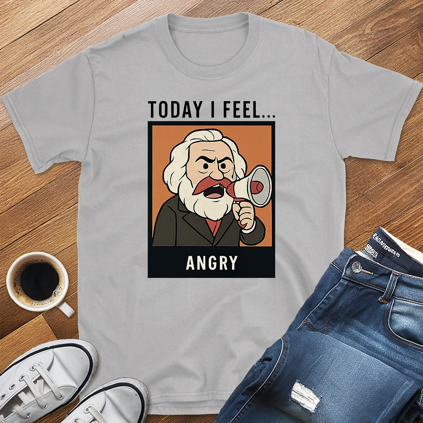 Today I Feel... Angry – Karl Marx T-Shirt