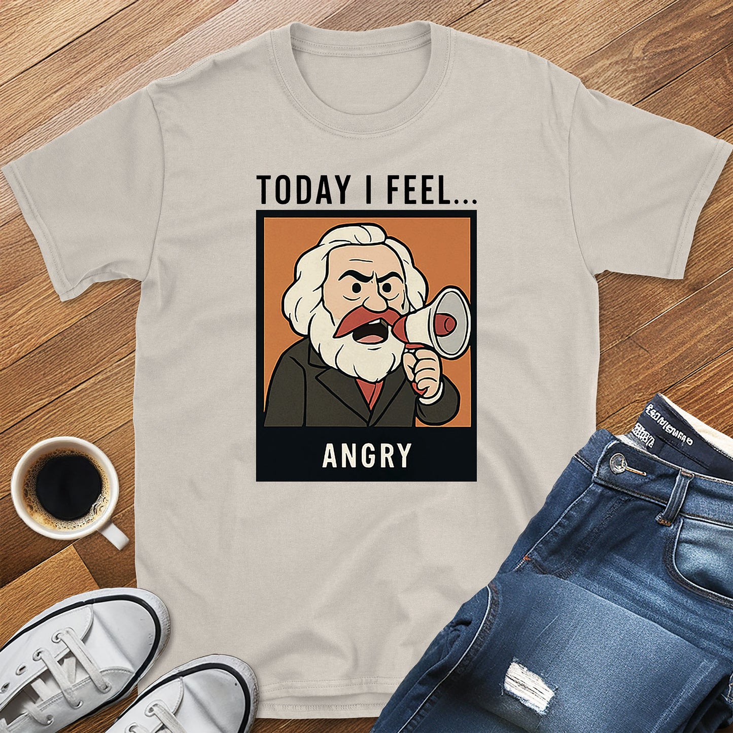 Today I Feel... Angry – Karl Marx T-Shirt