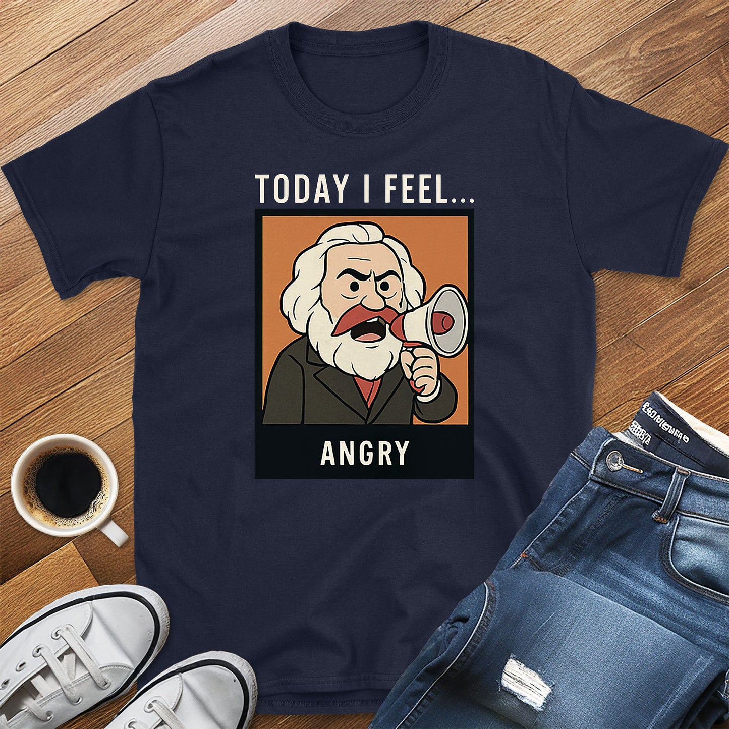 Today I Feel... Angry – Karl Marx T-Shirt