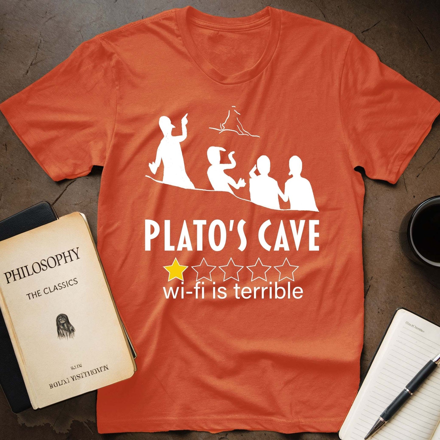 Plato's Cave: Wi-fi is Terrible T-Shirt