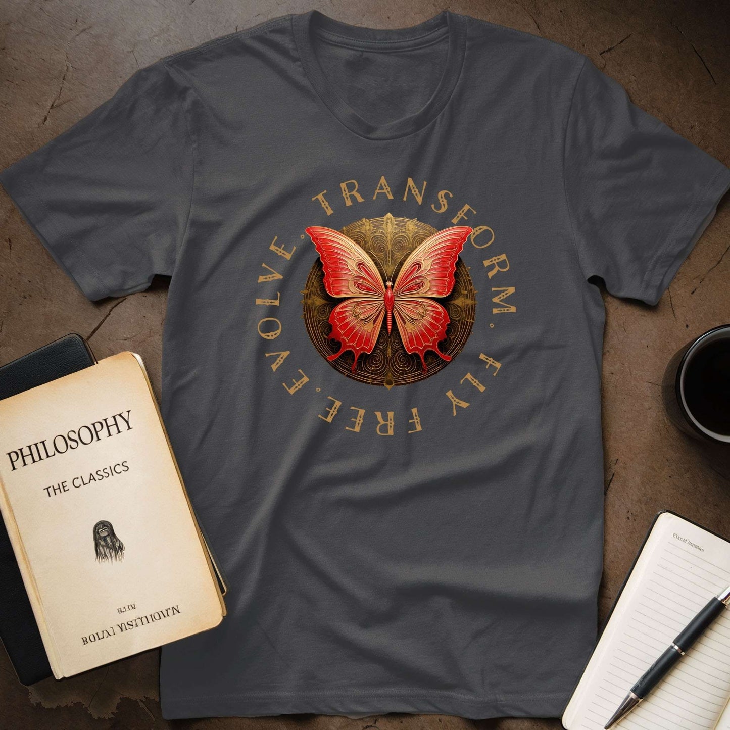 Transform. Fly Free. Evolve. T-Shirt