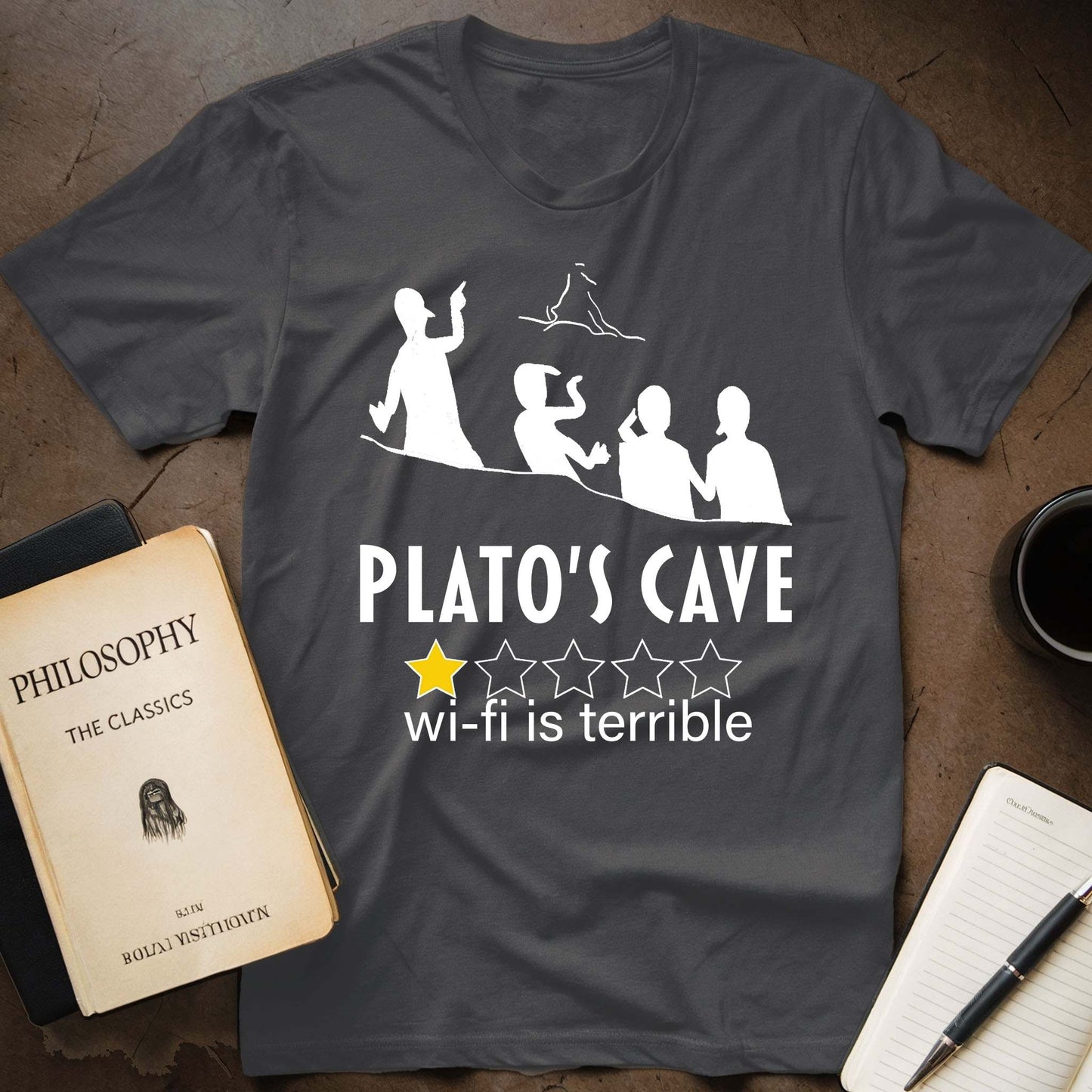 Plato's Cave: Wi-fi is Terrible T-Shirt