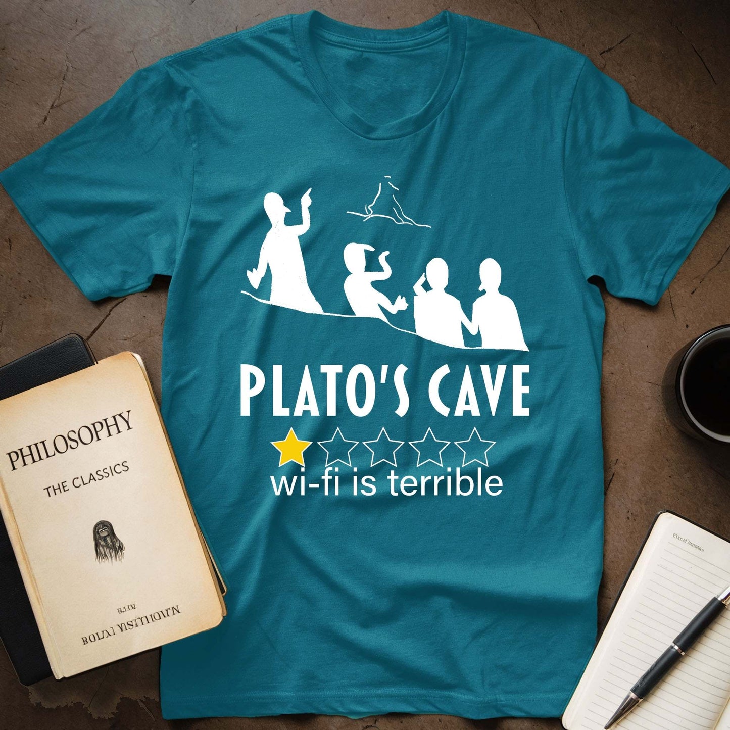 Plato's Cave: Wi-fi is Terrible T-Shirt