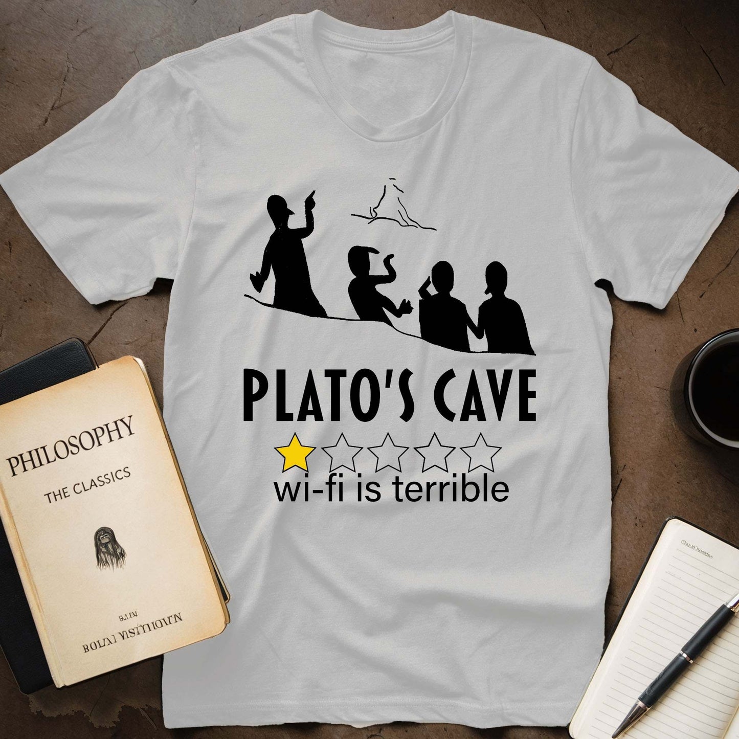 Plato's Cave: Wi-fi is Terrible T-Shirt