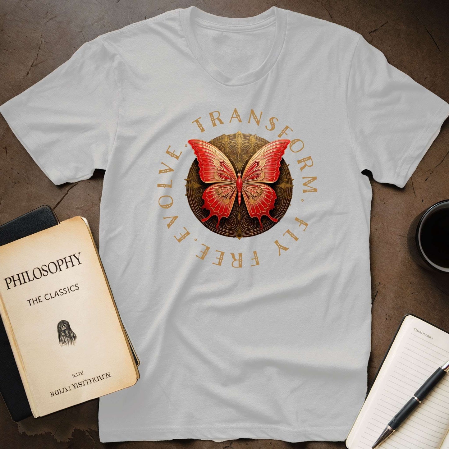 Transform. Fly Free. Evolve. T-Shirt