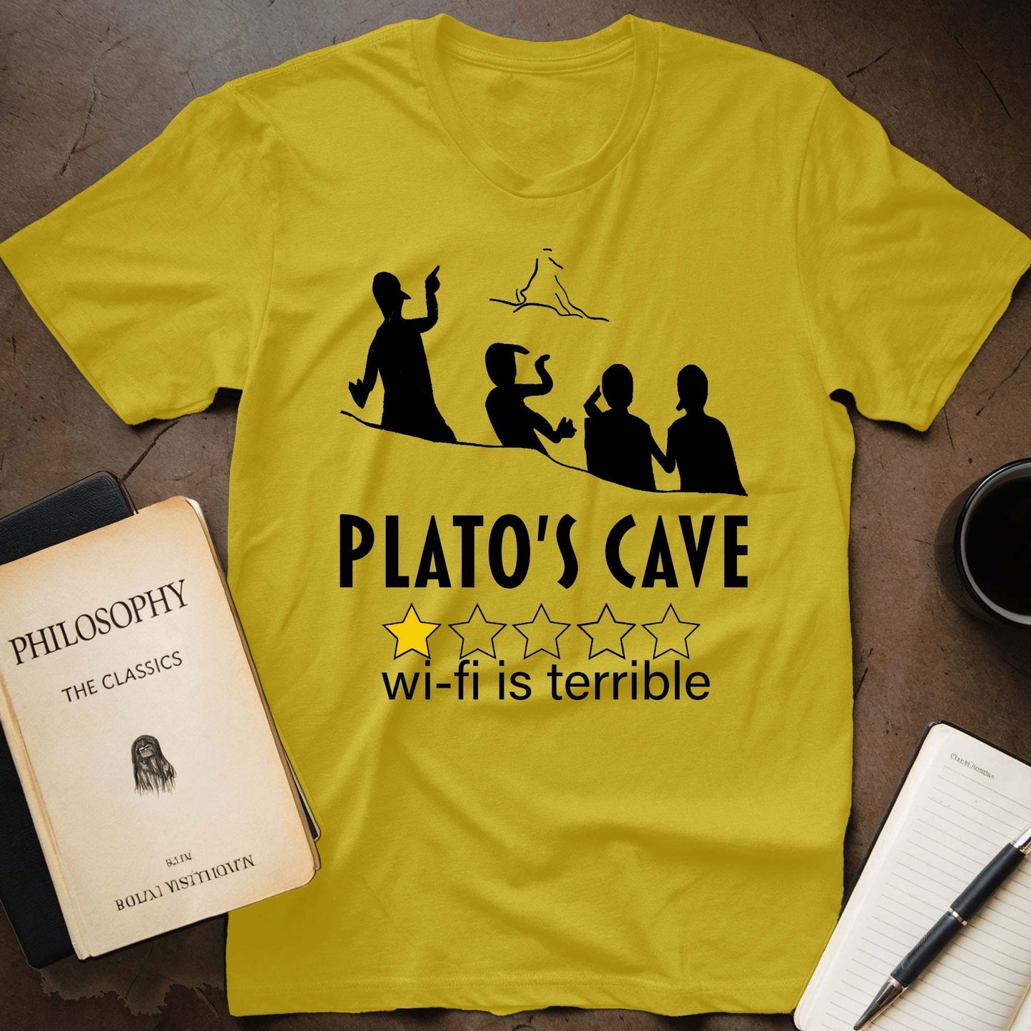 Plato's Cave: Wi-fi is Terrible T-Shirt