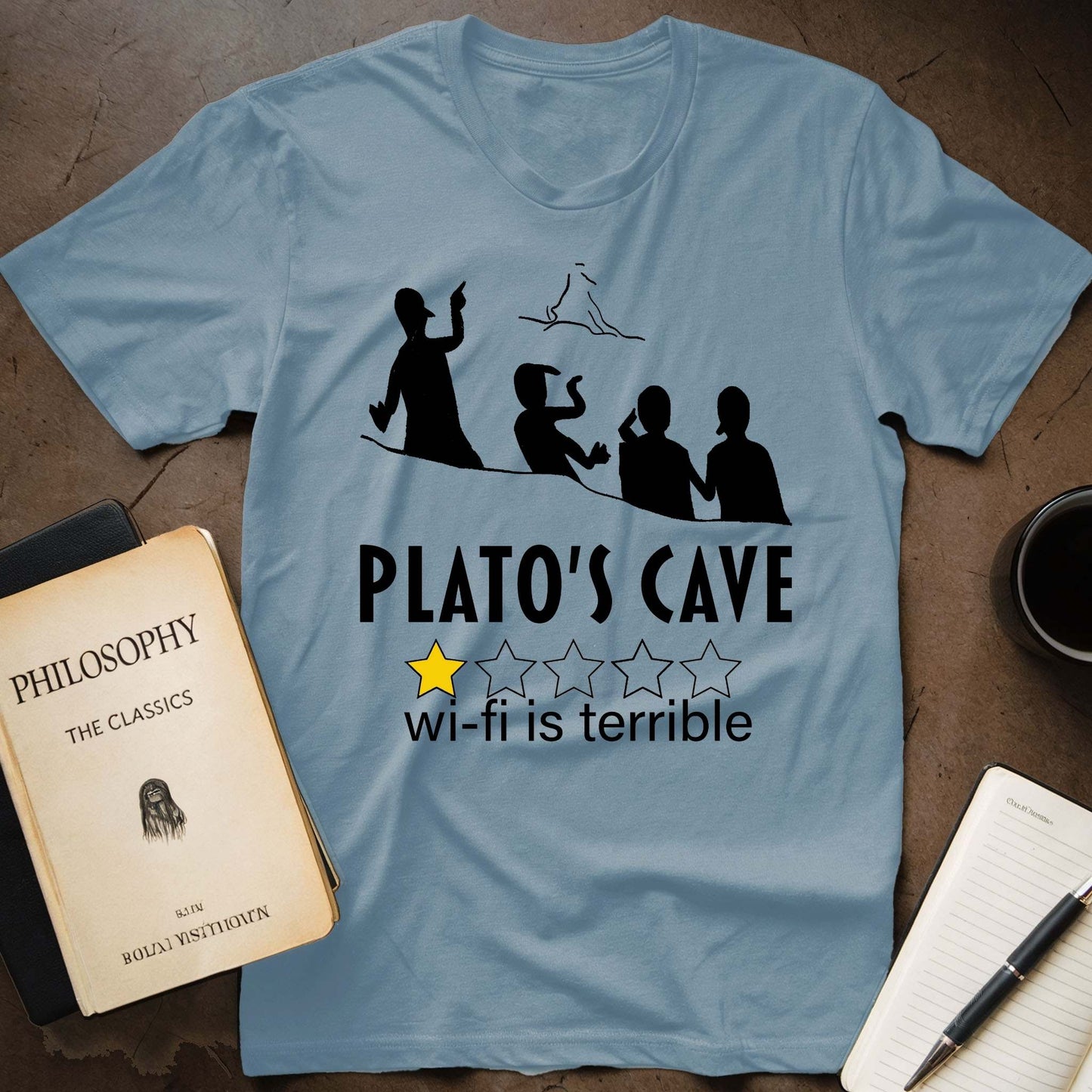 Plato's Cave: Wi-fi is Terrible T-Shirt