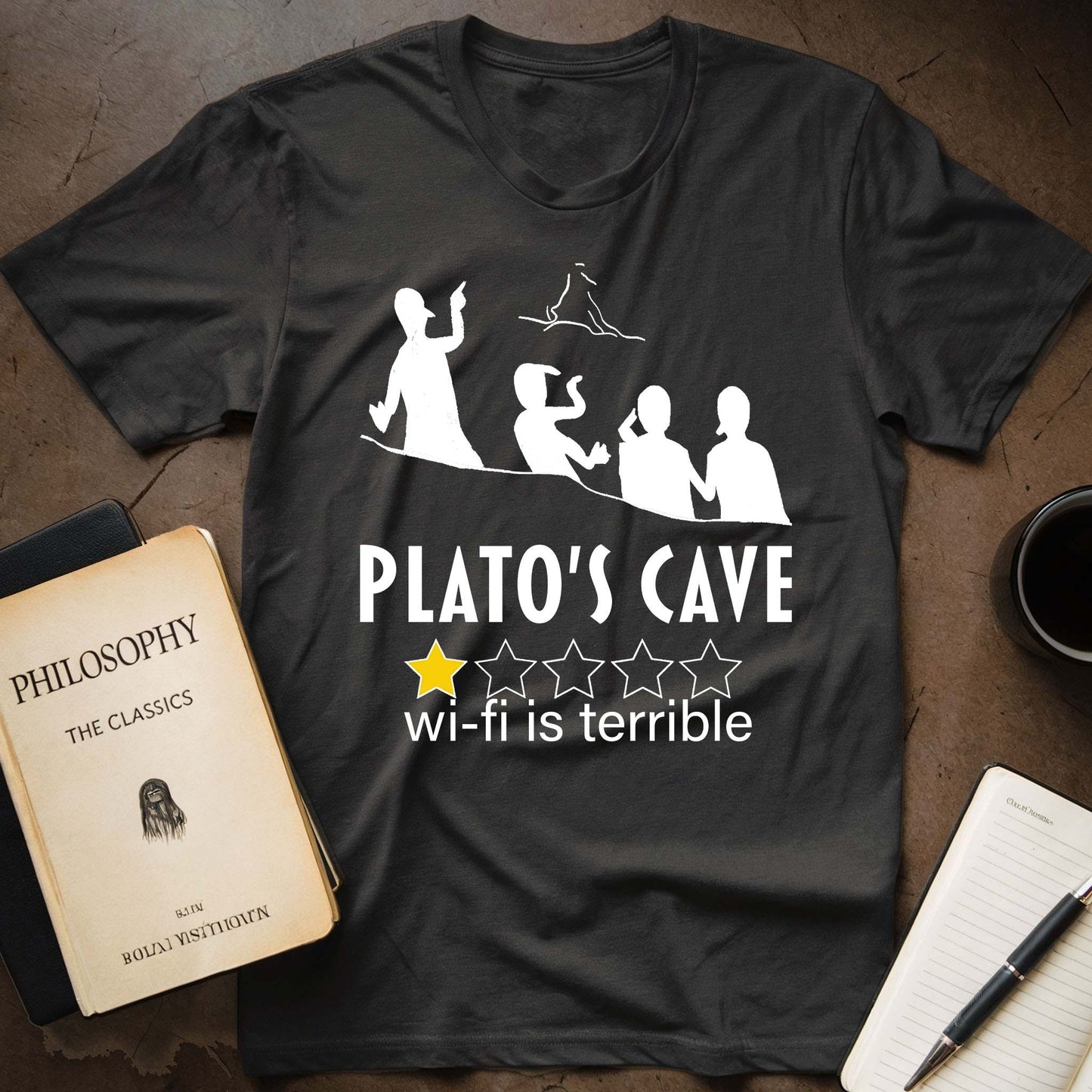 Plato's Cave: Wi-fi is Terrible T-Shirt