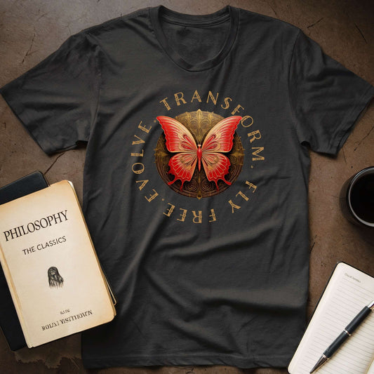 Transform. Fly Free. Evolve. T-Shirt