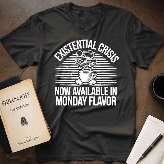 Existential Crisis Now Available In Monday Flavor T-Shirt