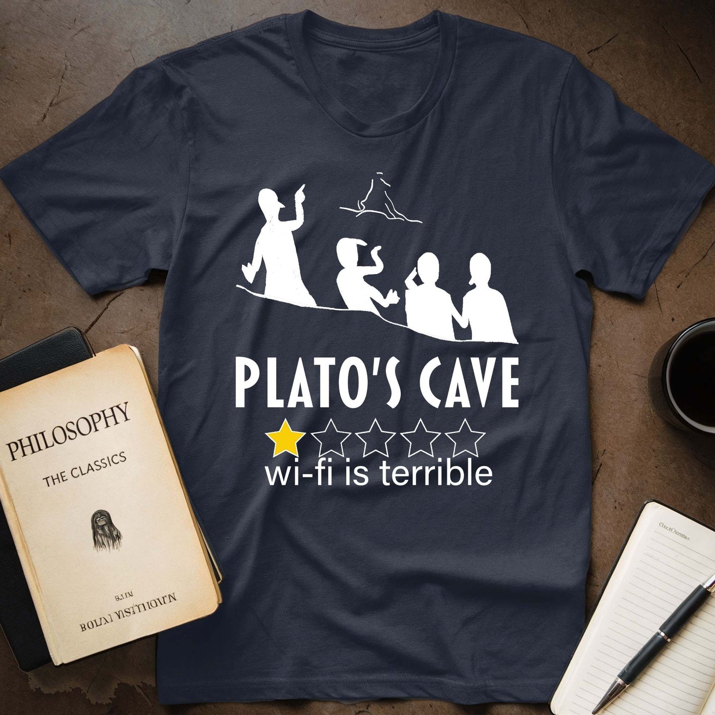 Plato's Cave: Wi-fi is Terrible T-Shirt