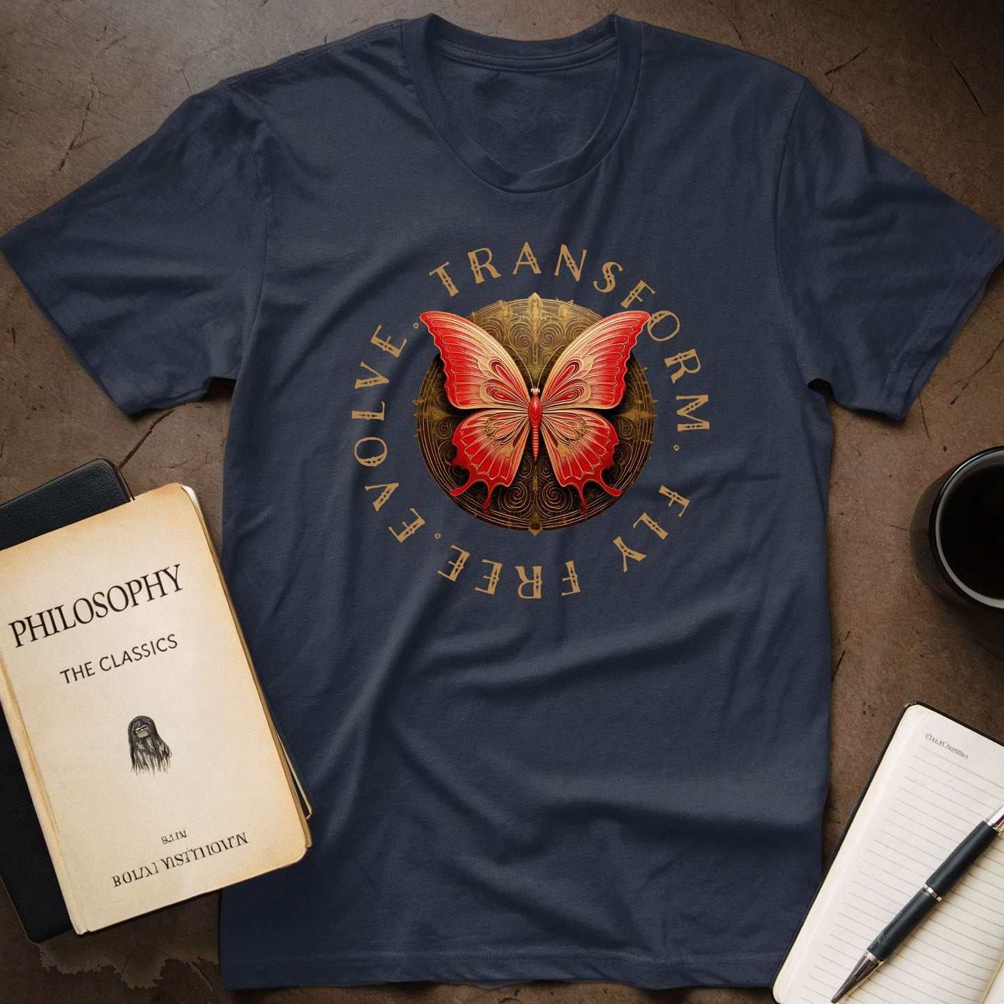 Transform. Fly Free. Evolve. T-Shirt