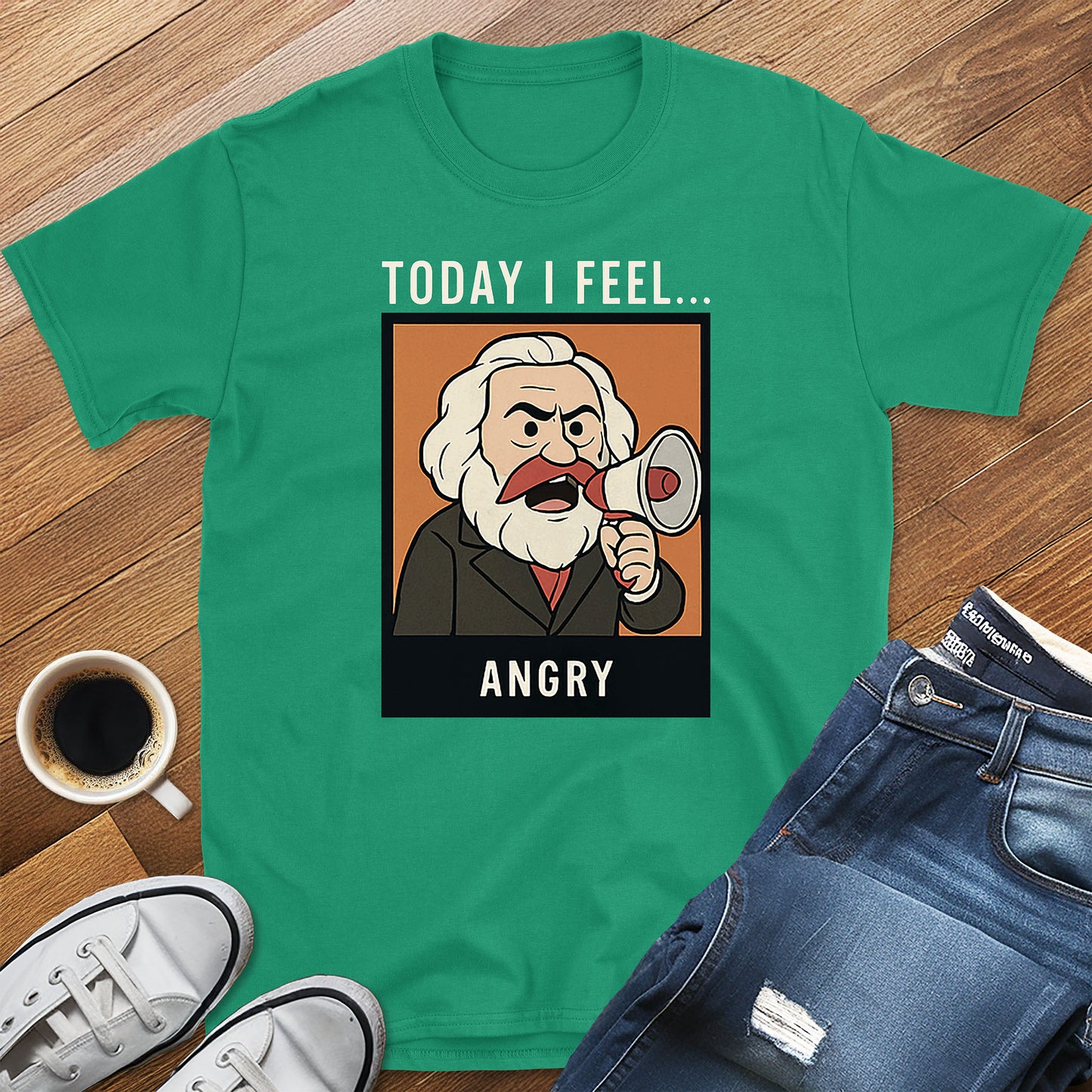Today I Feel... Angry – Karl Marx T-Shirt