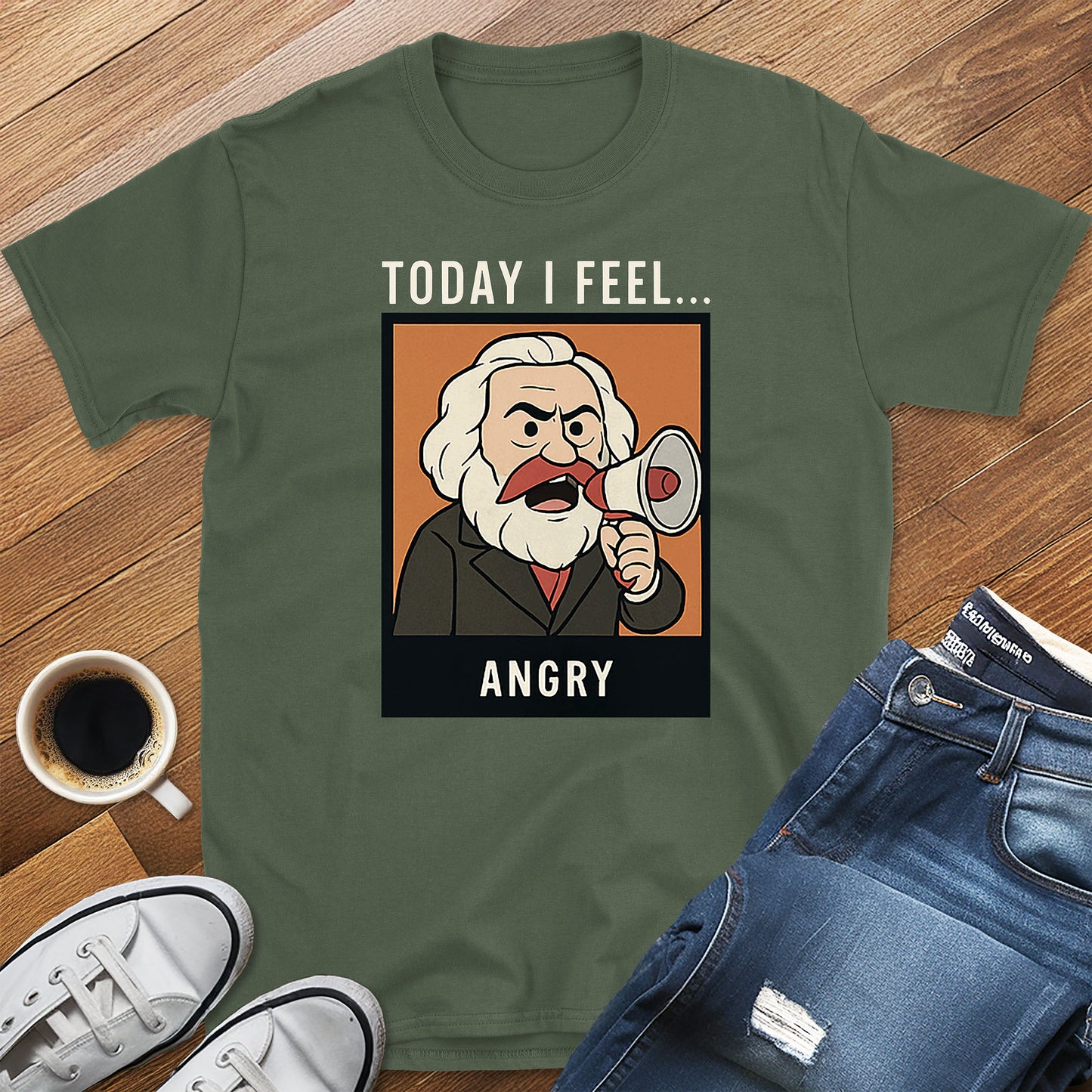Today I Feel... Angry – Karl Marx T-Shirt