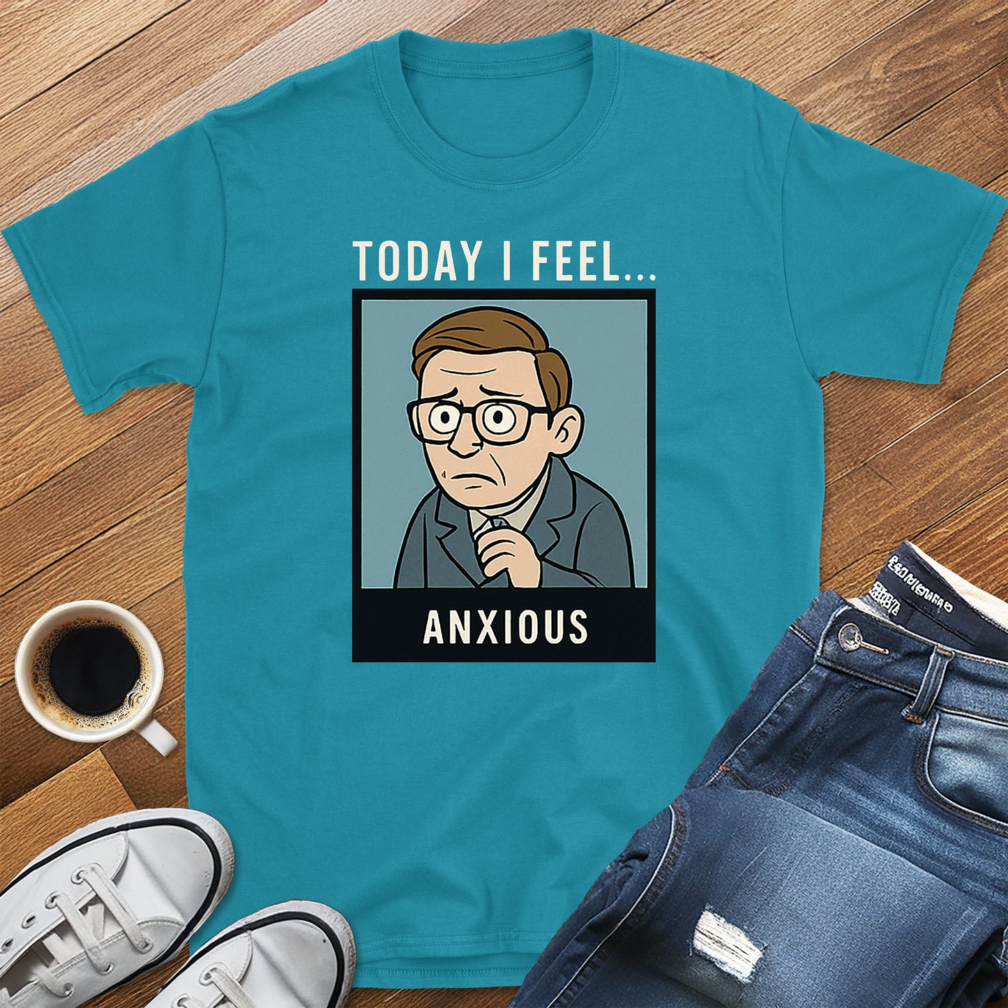 Today I Feel... Anxious – Kierkegaard T-Shirt