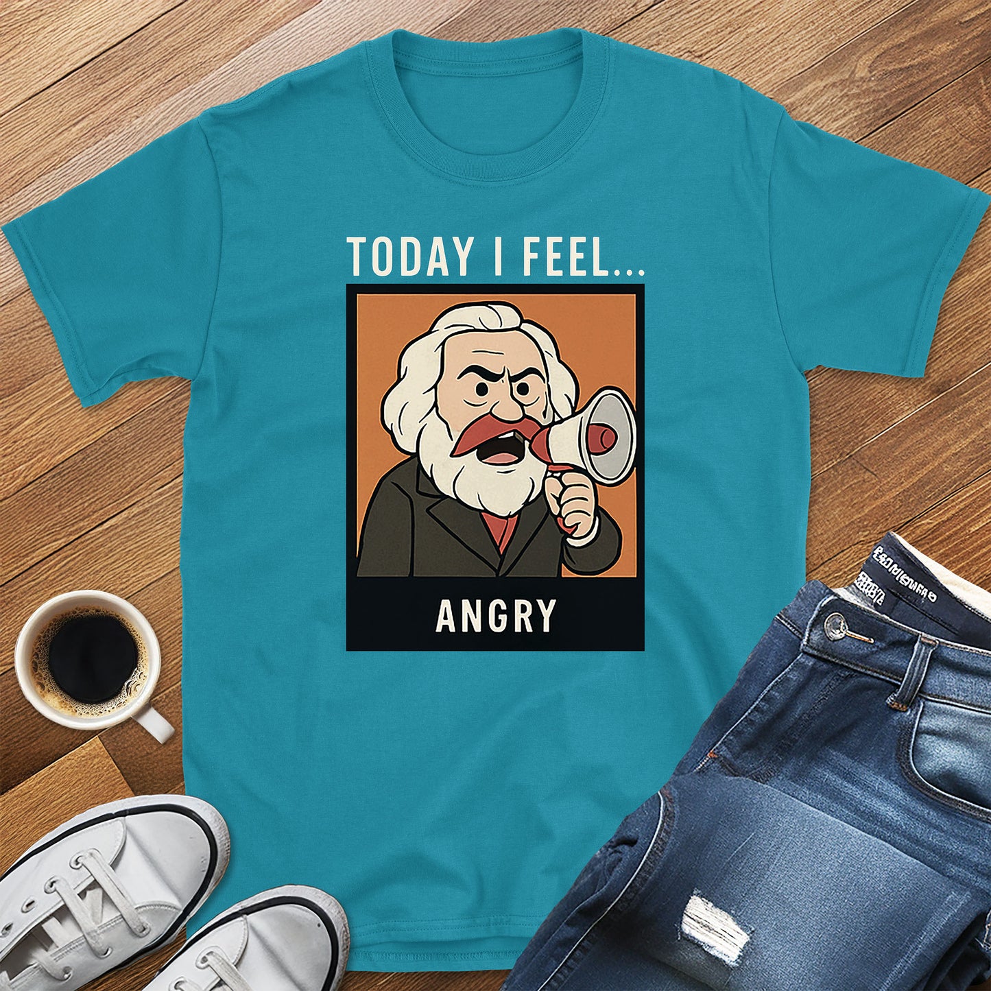 Today I Feel... Angry – Karl Marx T-Shirt