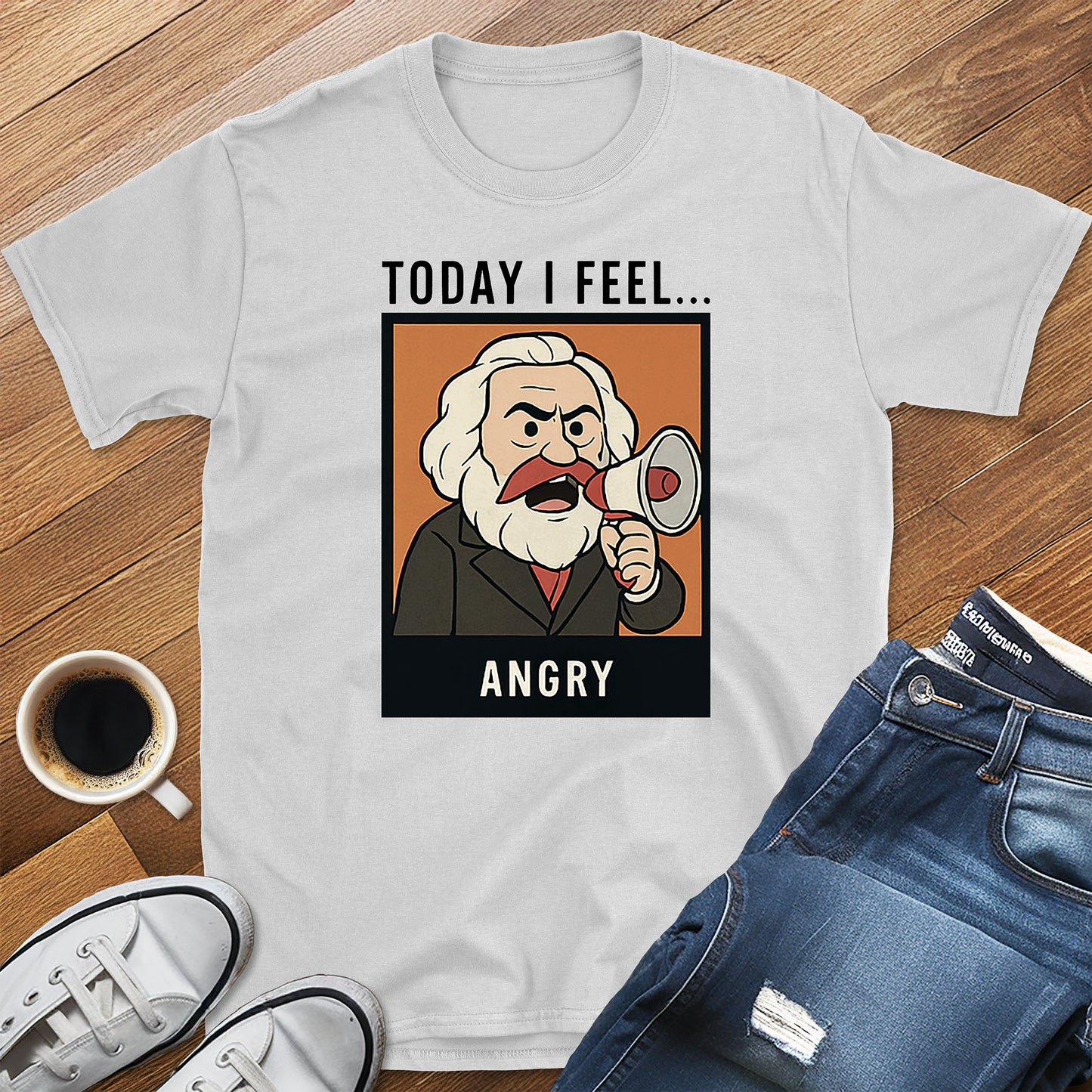 Today I Feel... Angry – Karl Marx T-Shirt